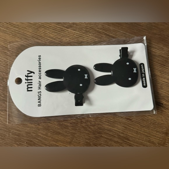 MIFFY-Imported (NWT) 2 Black Hair Clips - Picture 6 of 6
